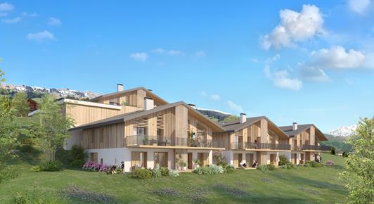 NOUVEAU PROGRAMME DEMI-CHALET et appartements à HAUTELUCE